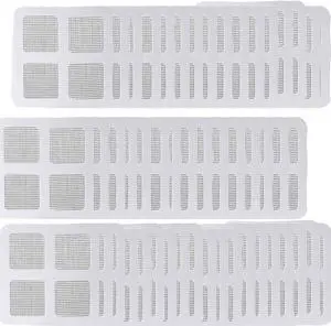100 PCS Disposable Shower Drain Hair Catcher Disposable Mesh Adhesive Drain Covers Sticker Drain Stickers to Catch Hair for Bath & Tub Sink Shower Drain Mesh Cover for Human & Pet Hair 100 PCS Disposable Shower Drain Hair Catcher Disposable Mesh Adhesive Drain Covers Sticker Drain Stickers to Catch Hair for Bath & Tub Sink Shower Drain Mesh Cover for Human & Pet Hair