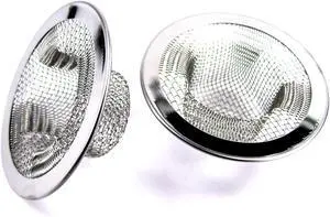 2pcs Metal Sink Strainer Bathtub Drain Hole Hair Catcher Drain Hole Filter Trap 2pcs Metal Sink Strainer Bathtub Drain Hole Hair Catcher Drain Hole Filter Trap