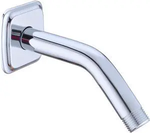 TRUSTMI Angled Shower Arm with Flange, 6-Inch Wall Mount Extension for Shower Head, Chrome TRUSTMI Angled Shower Arm with Flange, 6-Inch Wall Mount Extension for Shower Head, Chrome
