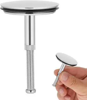 Bath Plug Rotary Bathtub Drain Stopper Bathroom Drain Plug Replacement with Anti-Block Filter Fast Water Drainage Easy Installation 2.55 X 1.69 X 1.69 Bathtub Overflow Bath Plug Rotary Bathtub Drain Stopper Bathroom Drain Plug Replacement with Anti-Block Filter Fast Water Drainage Easy Installation 2.55 X 1.69 X 1.69 Bathtub Overflow