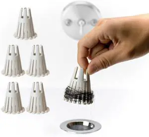 TubClaw 5-Pack Hair Catcher Strainer Drain Protector Trap for Bathtub | Eco-Friendly Bioplastic | Stronger Reusable Version of HairClaw TubClaw 5-Pack Hair Catcher Strainer Drain Protector Trap for Bathtub | Eco-Friendly Bioplastic | Stronger Reusable Version of HairClaw