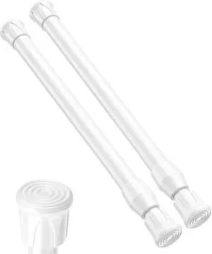 Tension Curtain Rod 12-20inches Small Tension Rods White Adjustable Spring Tension Curtain Rods 2 Pack Mini Curtain Rod Short for Cupboard Closet Rod Kitchen Drawers No Drill Cupboard Cabinets Tension Curtain Rod 12-20inches Small Tension Rods White Adjustable Spring Tension Curtain Rods 2 Pack Mini Curtain Rod Short for Cupboard Closet Rod Kitchen Drawers No Drill Cupboard Cabinets
