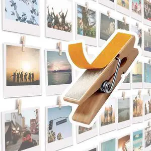20 Pack Mini Self Adhesive Clips for Pictures - Beige Wood Clip Photo Holders for Wall, Poster Hanger, Photo Cards Hanging Display Board & Picture Boards, Artwork Photos Holders Hangers Room Decor 20 Pack Mini Self Adhesive Clips for Pictures - Beige Wood Clip Photo Holders for Wall, Poster Hanger, Photo Cards Hanging Display Board & Picture Boards, Artwork Photos Holders Hangers Room Decor
