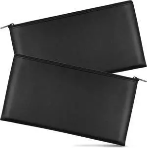2 Pieces Money Bags with Zipper, 11x6.1 inch Money Pouch, Bank Bag, Cash Bag, Check Wallet, Cosmetics 2 Pieces Money Bags with Zipper, 11x6.1 inch Money Pouch, Bank Bag, Cash Bag, Check Wallet, Cosmetics
