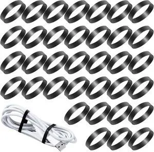 100 PCS Silicone Rubber Bands, 1"/25mm Diameter Black Small Rubber Bands Elastic Flat Cable Ties, Reusable Strong Round Rubberbands Thick Rubbers Band Heavy Duty for Wire Cord Cable Wrapping Bundle 100 PCS Silicone Rubber Bands, 1"/25mm Diameter Black Small Rubber Bands Elastic Flat Cable Ties, Reusable Strong Round Rubberbands Thick Rubbers Band Heavy Duty for Wire Cord Cable Wrapping Bundle