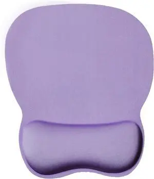 Mouse Pad with Wrist Support, Ergonomic Mousepad with Comfortable Memory Foam Wrist Rest Cushion, Relieve Wrist Pain, Non-Slip Rubber Base Gaming Mice Pad for Home Office Computer Laptop, Purple Mouse Pad with Wrist Support, Ergonomic Mousepad with Comfortable Memory Foam Wrist Rest Cushion, Relieve Wrist Pain, Non-Slip Rubber Base Gaming Mice Pad for Home Office Computer Laptop, Purple