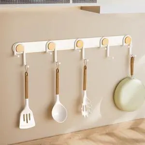 Cutlery Hooks for Wall, Key Holder Wall Mount Coat Rack Adhesive Hooks for Hanging Hat Towel Mudroom Bathroom, Hooks Storage for Hanging Kitchen Utensils Tongs, Oven mitt, whisks, etc. Cutlery Hooks for Wall, Key Holder Wall Mount Coat Rack Adhesive Hooks for Hanging Hat Towel Mudroom Bathroom, Hooks Storage for Hanging Kitchen Utensils Tongs, Oven mitt, whisks, etc.