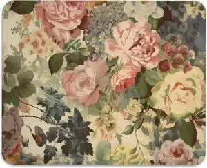 Elegant Watercolor Floral Mouse Pad - Blossom Your Desk with Nature's Art, Stitched Edges Non-Slip Rubber Base Mouse Pads for Computers Laptop Elegant Watercolor Floral Mouse Pad - Blossom Your Desk with Nature's Art, Stitched Edges Non-Slip Rubber Base Mouse Pads for Computers Laptop