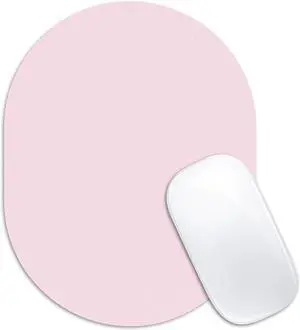 Oval Mouse Pad 6x8in Non-Slip for Laptop,Pink | Portable water-drop mousepad with rubber non-slip base, smooth surface for precise cursor control, for travel and office Oval Mouse Pad 6x8in Non-Slip for Laptop,Pink | Portable water-drop mousepad with rubber non-slip base, smooth surface for precise cursor control, for travel and office
