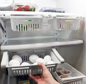 Fenzer Adjustable Drawer for Fridge Kitchen Organizer Adjustable Kitchen Refrigerator Storage Rack Fridge Freezer Shelf Holder Pull-Out Drawer Space 2 Color (White/Cream) Fenzer Adjustable Drawer for Fridge Kitchen Organizer Adjustable Kitchen Refrigerator Storage Rack Fridge Freezer Shelf Holder Pull-Out Drawer Space 2 Color (White/Cream)