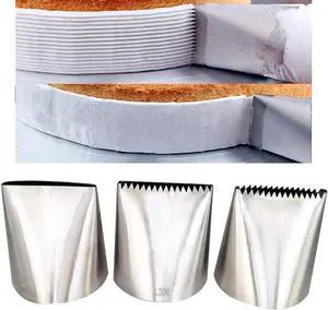 Piping Tips For Cake Decorating, Stainless Steel Icing Piping Nozzles For Pastry Fondant Decorating Tools (C) Piping Tips For Cake Decorating, Stainless Steel Icing Piping Nozzles For Pastry Fondant Decorating Tools (C)