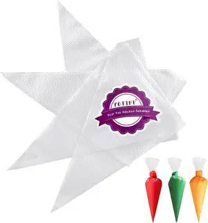 Thickened 100pcs/set Disposable Pastry Bag Icing Piping Bag Cake Cupcake Decorating Bags (16inch Thickened) Thickened 100pcs/set Disposable Pastry Bag Icing Piping Bag Cake Cupcake Decorating Bags (16inch Thickened)