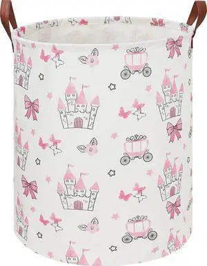 19.7" Laundry Basket,Dirty Clothes Hamper,Waterproof Storage Bin,Room Decor,Gift Baskets(Pink Princess) 19.7" Laundry Basket,Dirty Clothes Hamper,Waterproof Storage Bin,Room Decor,Gift Baskets(Pink Princess)