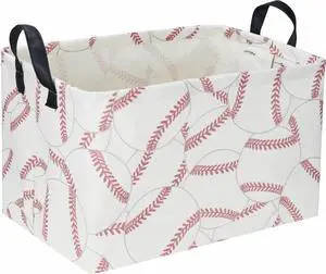 Rectangular Baseball Baskets, Sport Basket for Kids,Kids Basket, Boys Storage bins with Handles.Clothers,Toys,Books, Gifts Storage. (Baseball) Rectangular Baseball Baskets, Sport Basket for Kids,Kids Basket, Boys Storage bins with Handles.Clothers,Toys,Books, Gifts Storage. (Baseball)