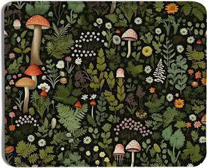 Vintage Floral Mushroom Mouse Pad, Dark Cottagecore Botanical Mouse Pads for Wireless Mouse Computers Laptop Desk Accessories, Witchy Mouse Pad, Floral Mouse Pad, Plant Mouse Pad, 9.5x7.9 Inch Vintage Floral Mushroom Mouse Pad, Dark Cottagecore Botanical Mouse Pads for Wireless Mouse Computers Laptop Desk Accessories, Witchy Mouse Pad, Floral Mouse Pad, Plant Mouse Pad, 9.5x7.9 Inch