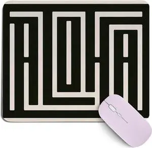 Aloha Mouse Pad,Black White Retro Line Art Desk Mat for Computers Laptop,Summern Minimalist Hawaiian Desk Pad for Office Home Dorm Decor,Gifts for Hawaii Lovers Surfers,10.2x8.2Inch Aloha Mouse Pad,Black White Retro Line Art Desk Mat for Computers Laptop,Summern Minimalist Hawaiian Desk Pad for Office Home Dorm Decor,Gifts for Hawaii Lovers Surfers,10.2x8.2Inch