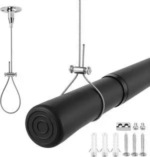 1 PCS Heavy Duty Ceiling Closet Rod Support,59" Ceiling Curtain Rod Holders | 66LB Load Capacity,Adjustable Ceiling Mounted Curtain Rod Bracketfor Curved, L-Shaped, or Straight Shower Rods 1 PCS Heavy Duty Ceiling Closet Rod Support,59" Ceiling Curtain Rod Holders | 66LB Load Capacity,Adjustable Ceiling Mounted Curtain Rod Bracketfor Curved, L-Shaped, or Straight Shower Rods