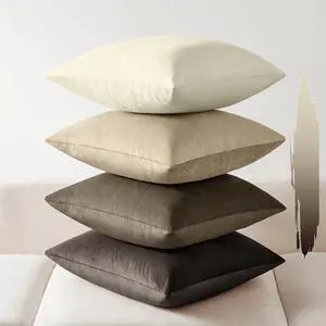 Softalker Velvet Throw Pillow Covers 18x18 Set of 4, Luxury Soft Plush Decorative Pillow Cases, Rich Texture Neutral Modern Cushion Covers for Sofa Couch Bed Home Decor Living Room - Brown Gradient Softalker Velvet Throw Pillow Covers 18x18 Set of 4, Luxury Soft Plush Decorative Pillow Cases, Rich Texture Neutral Modern Cushion Covers for Sofa Couch Bed Home Decor Living Room - Brown Gradient