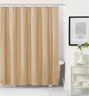 Beverly Hills Polo Club - Shower Curtain Liner, 72" Liner with Metal Grommets, Heavy Duty Shower Essentials, Water-Repellent Bathroom Decor (PEVA Beige, 3 Gauge) Beverly Hills Polo Club - Shower Curtain Liner, 72" Liner with Metal Grommets, Heavy Duty Shower Essentials, Water-Repellent Bathroom Decor (PEVA Beige, 3 Gauge)