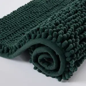 Chenille Bathroom Rug 24"x16" Extra Soft Absorbent Quick Dry Rugs, Green | Machine Washable Non-Slip Rugs for Tub Shower and Bathroom Floor Plush Shaggy Home Decor Chenille Bathroom Rug 24"x16" Extra Soft Absorbent Quick Dry Rugs, Green | Machine Washable Non-Slip Rugs for Tub Shower and Bathroom Floor Plush Shaggy Home Decor