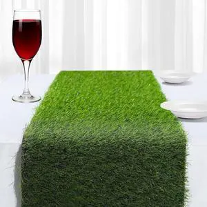 13x36 in Artificial Grass Table Runner for Indoor & Outdoor Decor | Ideal for golf party, wedding, baby shower and special events; lifelike turf table decor for indoor and outdoor celebrations 13x36 in Artificial Grass Table Runner for Indoor & Outdoor Decor | Ideal for golf party, wedding, baby shower and special events; lifelike turf table decor for indoor and outdoor celebrations