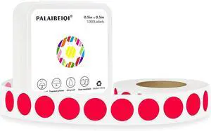 1/2 Inch Dot Stickers,0.5 Inch Removable Round Sticker Labels,Waterproof,Oil Proof,Easy to Apply,for Preschoolers,Crafts, Small Retail Stores,Offices,Garages,Yard Sales (Red,1000 Pcs) 1/2 Inch Dot Stickers,0.5 Inch Removable Round Sticker Labels,Waterproof,Oil Proof,Easy to Apply,for Preschoolers,Crafts, Small Retail Stores,Offices,Garages,Yard Sales (Red,1000 Pcs)