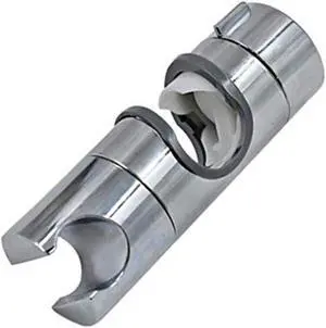 Universal Adjustable Shower Head Holder Slide Bar Bracket Replacement for Slide Bar (18-25MM O.D. , Bathroom Slider Clamp ,360 Degree Rotation ,Sprayer Holder ) Universal Adjustable Shower Head Holder Slide Bar Bracket Replacement for Slide Bar (18-25MM O.D. , Bathroom Slider Clamp ,360 Degree Rotation ,Sprayer Holder )