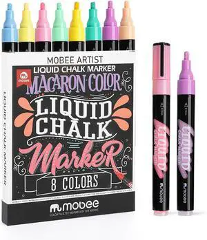 Liquid Chalk Markers, 8 Pack Pastel Colors with 2-3mm Bullet Tip | For Chalkboard, Menu Board,Blackboard,Glass, Car Window & Non-Porous Surfaces | Dust-Free, Easy to Wipe Off, Odorless & Non-Toxic Liquid Chalk Markers, 8 Pack Pastel Colors with 2-3mm Bullet Tip | For Chalkboard, Menu Board,Blackboard,Glass, Car Window & Non-Porous Surfaces | Dust-Free, Easy to Wipe Off, Odorless & Non-Toxic