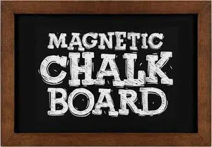 Small Chalkboard for Wall, Wood Frame Magnetic Chalkboard Sign, Walnut Brown Framed Chalk Board for Wedding, Kitchen, Bar, Restaurant, Menu & Home Decor, Hanging Chalkboards, 8.7" x 12.6"(BN-2232) Small Chalkboard for Wall, Wood Frame Magnetic Chalkboard Sign, Walnut Brown Framed Chalk Board for Wedding, Kitchen, Bar, Restaurant, Menu & Home Decor, Hanging Chalkboards, 8.7" x 12.6"(BN-2232)