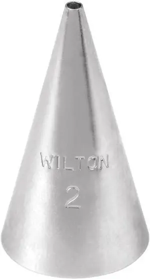 Wilton Decorating Piping Tip, No 2 - Round Wilton Decorating Piping Tip, No 2 - Round