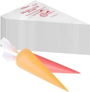 200 Pcs Disposable Cream Pastry Bag Cake Icing Piping Decorating Tool Cupcake Decorating Piping Icing Bag (Red) 200 Pcs Disposable Cream Pastry Bag Cake Icing Piping Decorating Tool Cupcake Decorating Piping Icing Bag (Red)