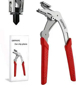 Car Clip Pliers, Trim Removal Tool for Door Panel Clips & Fasteners | Damage-free spring-loaded clip remover with stainless jaws. Ergonomic grip for one-hand use on door panels, bumpers and trim Car Clip Pliers, Trim Removal Tool for Door Panel Clips & Fasteners | Damage-free spring-loaded clip remover with stainless jaws. Ergonomic grip for one-hand use on door panels, bumpers and trim