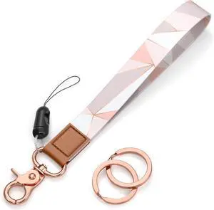 Rimilak Wristlet Keychain, Wrist Lanyard Key Chain for Women Men Car Keys ID Badges Card Wallet Phone Camera Rimilak Wristlet Keychain, Wrist Lanyard Key Chain for Women Men Car Keys ID Badges Card Wallet Phone Camera