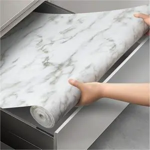 Viseeko Shelf and Drawer Liner for Kitchen Cabinet, Marble, 12in x 10ft | Non-Adhesive, Non-Slip Grip, Waterproof & Oil-Proof, Easy Cut, Washable, Reusable, Protects Shelves, Drawers & Cabinets Viseeko Shelf and Drawer Liner for Kitchen Cabinet, Marble, 12in x 10ft | Non-Adhesive, Non-Slip Grip, Waterproof & Oil-Proof, Easy Cut, Washable, Reusable, Protects Shelves, Drawers & Cabinets