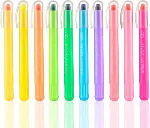 konket- Bible Highlighters No Bleed, Gel Highlighters, Bible Markers for Nurse Study Journaling Supplies Pack of 10 konket- Bible Highlighters No Bleed, Gel Highlighters, Bible Markers for Nurse Study Journaling Supplies Pack of 10
