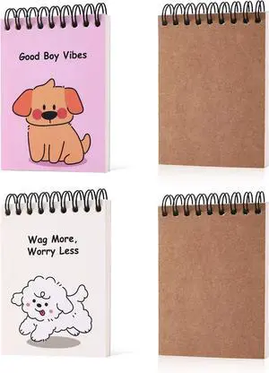 BOBO RABBIT Small Notebooks with Blank Pages 3x4 Top Spiral Notepads 160 Pages Animal Mini Pads Wire Bound Notebook Stay Organized and Boost Productivity for Work School Travel, Set Of 4 BOBO RABBIT Small Notebooks with Blank Pages 3x4 Top Spiral Notepads 160 Pages Animal Mini Pads Wire Bound Notebook Stay Organized and Boost Productivity for Work School Travel, Set Of 4