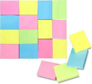 Iconikal 75 Sheets Mini Sticky Notes 28 Pack 2 x 1.5 ES 4 Colors Iconikal 75 Sheets Mini Sticky Notes 28 Pack 2 x 1.5 ES 4 Colors
