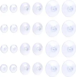 Pawfly 30 Pack Suction Cups for Glass, Small Rubber Suction Cups for Home Kitchen Bathroom Organization Christmas Decoration Window (Assorted Sizes 0.8 & 1.2 & 1.8 Inch) Pawfly 30 Pack Suction Cups for Glass, Small Rubber Suction Cups for Home Kitchen Bathroom Organization Christmas Decoration Window (Assorted Sizes 0.8 & 1.2 & 1.8 Inch)