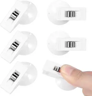 6 Pcs Shower Curtain Suction Cups,Shower Curtain Clips with Suction Cup to Prevent Water Splashing Out Windproof Splash Guard for Inside Liner,White 6 Pcs Shower Curtain Suction Cups,Shower Curtain Clips with Suction Cup to Prevent Water Splashing Out Windproof Splash Guard for Inside Liner,White