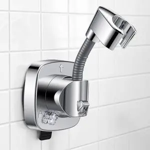 Suction Cup Shower Head Holder, Handheld Shower Hose Holder Angle Adjustable Spring Arm Rustproof Wall Mounted Showers Bracket Removable for Bathroom Kitchen Suction Cup Shower Head Holder, Handheld Shower Hose Holder Angle Adjustable Spring Arm Rustproof Wall Mounted Showers Bracket Removable for Bathroom Kitchen
