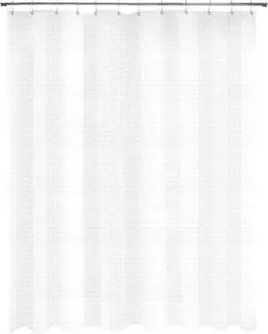 Kenney KN61151 Medium Weight 5 Gauge Embossed Waterproof PEVA Shower Curtain Liner with Rust-Resistant Metal Grommets for Bathroom, 70" W x 72" H, Clear Kenney KN61151 Medium Weight 5 Gauge Embossed Waterproof PEVA Shower Curtain Liner with Rust-Resistant Metal Grommets for Bathroom, 70" W x 72" H, Clear
