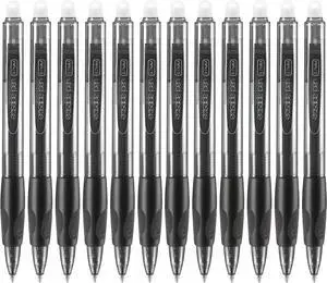 Aozora Erasable Pens Click Fine Point 0.7 mm Retractable Erasable Gel Pens for Completing Sudoku and Crossword Puzzles 12 Pack (Black) Aozora Erasable Pens Click Fine Point 0.7 mm Retractable Erasable Gel Pens for Completing Sudoku and Crossword Puzzles 12 Pack (Black)