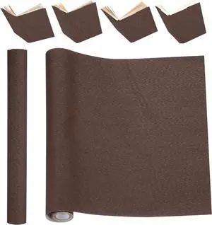 PATIKIL Book Binding Cloth, 51 x 11 Inches Book Cloth for Binding Repairing Fabric Surface Paper Backed Bookbinding Supplies, Dark Brown PATIKIL Book Binding Cloth, 51 x 11 Inches Book Cloth for Binding Repairing Fabric Surface Paper Backed Bookbinding Supplies, Dark Brown