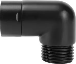 NearMoon Shower Elbow Adapter, Solid Brass G1/2" Shower Arm Extension for Connecting Shower Head, 90 Degree (Matte Black) NearMoon Shower Elbow Adapter, Solid Brass G1/2" Shower Arm Extension for Connecting Shower Head, 90 Degree (Matte Black)