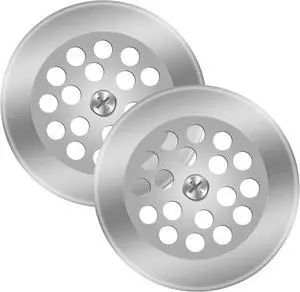 PP826-64 Bathtub Dome Grid Strainer with Screw (1) PP826-64 Bathtub Dome Grid Strainer with Screw (1)