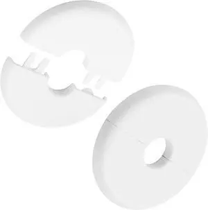 4Pcs 16MM Self-Adhesive Wall Split Flange, White | 1/2 Inch Outer Diameter Pipes, ABS Round Escutcheon Plate, Plumbing Cover Plates, Decorative Faucet Accessories 4Pcs 16MM Self-Adhesive Wall Split Flange, White | 1/2 Inch Outer Diameter Pipes, ABS Round Escutcheon Plate, Plumbing Cover Plates, Decorative Faucet Accessories