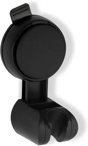 Suction Cup Hand held Shower Head Holder- Reusable - 5 Angles Adjustable - Bathroom Wall Mount Shower Wand Holder - Matte Black Suction Cup Hand held Shower Head Holder- Reusable - 5 Angles Adjustable - Bathroom Wall Mount Shower Wand Holder - Matte Black