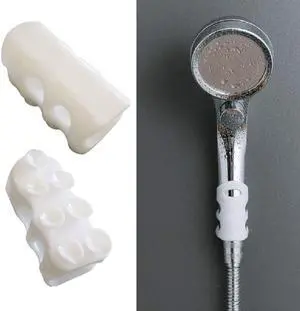 2 Pieces Silicone Shower Bracket Relocatable Suction Cup Shower Head Holder Wall Mount Removable Handheld Showerhead Holder Wall Rack Stand without Drilling Adhesive Mount Bracket for Bathroom Bathtub 2 Pieces Silicone Shower Bracket Relocatable Suction Cup Shower Head Holder Wall Mount Removable Handheld Showerhead Holder Wall Rack Stand without Drilling Adhesive Mount Bracket for Bathroom Bathtub