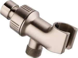 Universal Shower Head Holder for Handheld Shower Head, Adjustable Shower Arm Mount Bracket with Brass Swivel Ball, Shower Head Support - Brushed Nickel Universal Shower Head Holder for Handheld Shower Head, Adjustable Shower Arm Mount Bracket with Brass Swivel Ball, Shower Head Support - Brushed Nickel