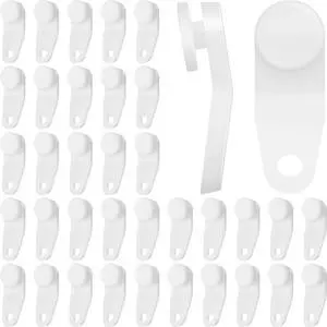 Patelai 100 Pieces Traverse Rod Slides Curtain Replacement White Plastic Snap in Traversing Slides Track Glider Window Door Shower Curtain Accessories Patelai 100 Pieces Traverse Rod Slides Curtain Replacement White Plastic Snap in Traversing Slides Track Glider Window Door Shower Curtain Accessories